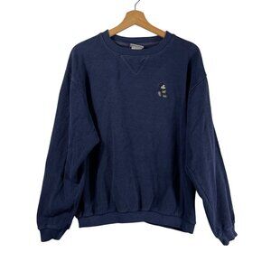 Disney Resort Unisex Mickey Mouse Crewneck Sweatshirt Blue Size M
